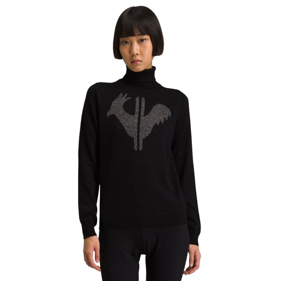 NEW Rossignol Made in Italy turtleneck Sweater 100% Merino Wool !!! white 6S3 - Picture 11 of 14